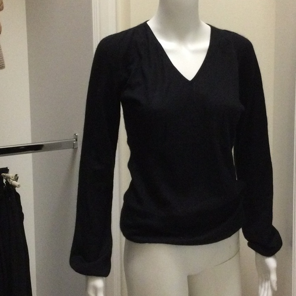 CHANEL cashmere sweater black size M